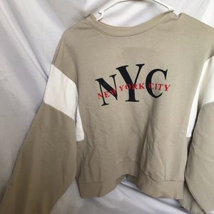 H&M cropped sweatshirt